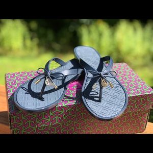 Tory Burch Jelly Bow Thong Sandals